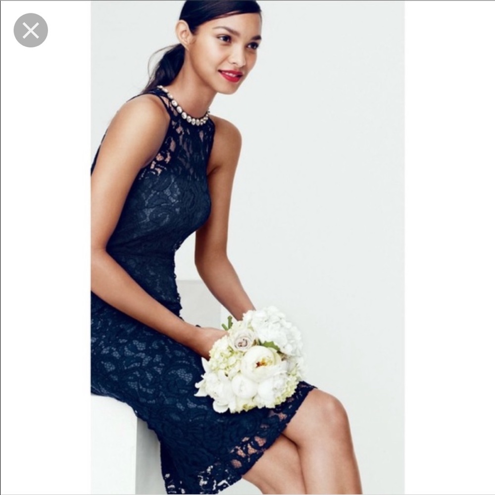 Navy J.Crew Pamela Dress size 2- Worn Once!